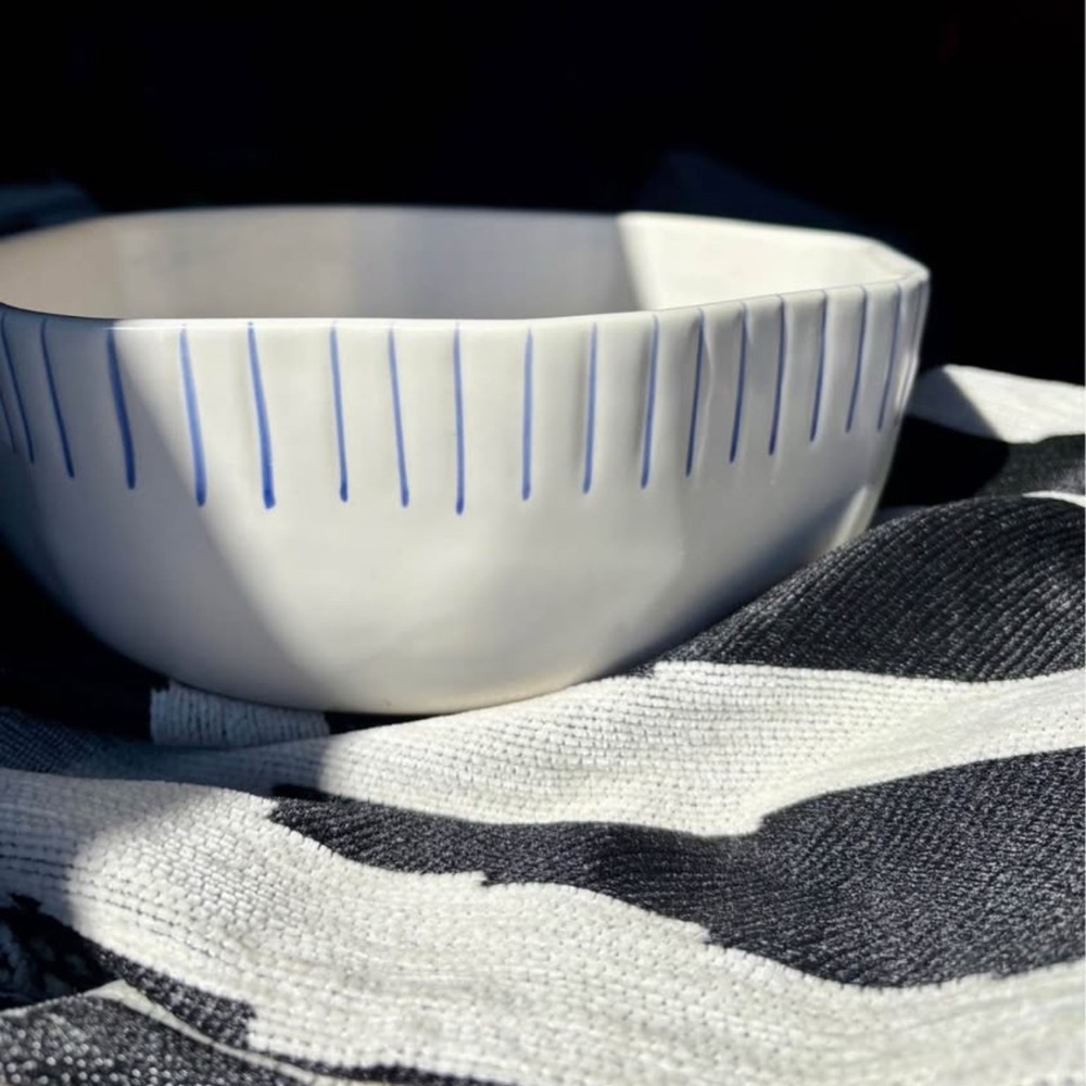 Juliska Sitio Stripe Salad Bowl